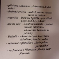 3 odd. - jóga Březen.