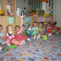 2. odd - Kristýnka narozeniny , s balonkovou Evičkou