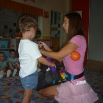 2. odd - Kristýnka narozeniny , s balonkovou Evičkou