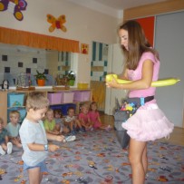 2. odd - Kristýnka narozeniny , s balonkovou Evičkou