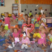 2. odd - Kristýnka narozeniny , s balonkovou Evičkou