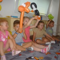 2. odd - Kristýnka narozeniny , s balonkovou Evičkou