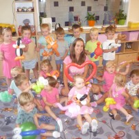 2. odd - Kristýnka narozeniny , s balonkovou Evičkou