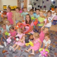 2. odd - Kristýnka narozeniny , s balonkovou Evičkou