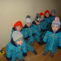 2. oddělení - dovádění ve sněhu