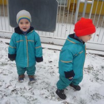 2. oddělení - dovádění ve sněhu