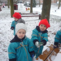 2. oddělení - dovádění ve sněhu