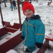 2. oddělení - dovádění ve sněhu