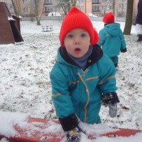 2. oddělení - dovádění ve sněhu