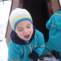 2. oddělení - dovádění ve sněhu