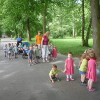 2. oddělení   1.6. v Zámecké zahradě