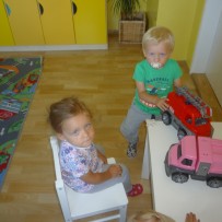 2. oddělení - první dny v jesličkách