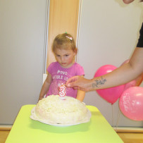 2. oddělení Stefanie má narozeniny