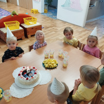 3. oddělení - oslava narozenin  Kubík