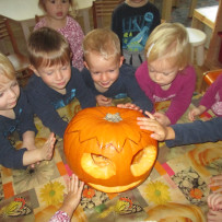2.odd. příprava na Halloween