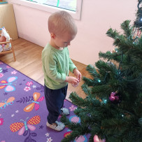 3. oddělení - zdobení vánočního stromečku