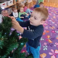 3. oddělení - zdobení vánočního stromečku