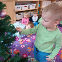 3. oddělení - zdobení vánočního stromečku