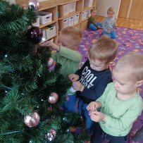 3. oddělení - zdobení vánočního stromečku