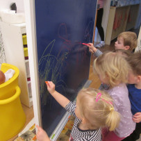 2. odd. Venku zima a náledí , v jesličkách teplo a pohoda