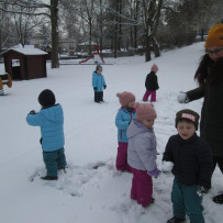 2.odd. Výchovné zaměstnání na zimní zahrádce.