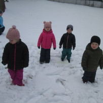 2.odd. Výchovné zaměstnání na zimní zahrádce.