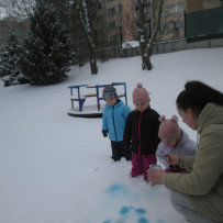 2.odd. Výchovné zaměstnání na zimní zahrádce.