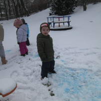 2.odd. Výchovné zaměstnání na zimní zahrádce.
