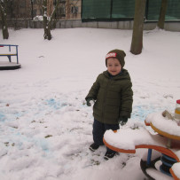 2.odd. Výchovné zaměstnání na zimní zahrádce.