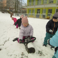 2.odd. Výchovné zaměstnání na zimní zahrádce.