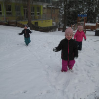 2.odd. Výchovné zaměstnání na zimní zahrádce.