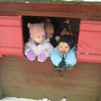 2.odd. Výchovné zaměstnání na zimní zahrádce.