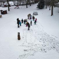 2.odd. Výchovné zaměstnání na zimní zahrádce.